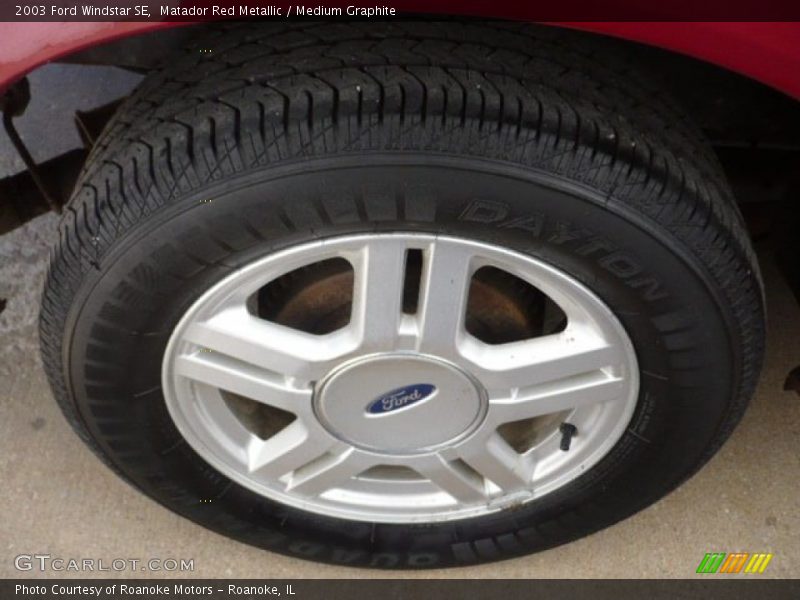 Matador Red Metallic / Medium Graphite 2003 Ford Windstar SE