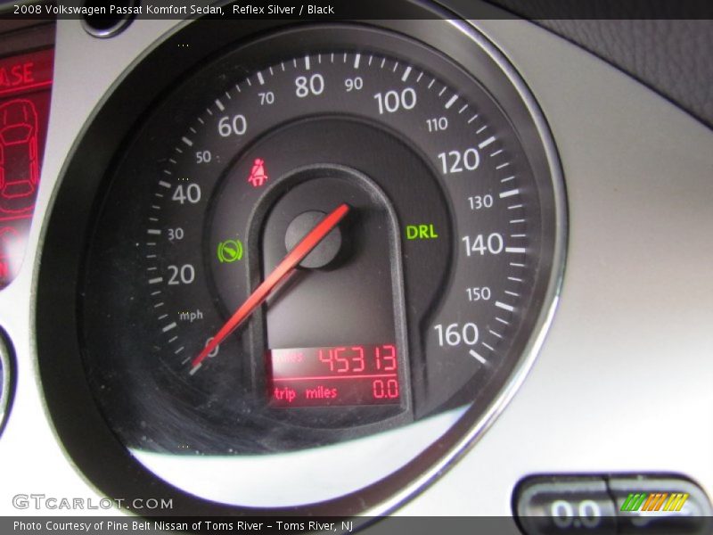 Reflex Silver / Black 2008 Volkswagen Passat Komfort Sedan