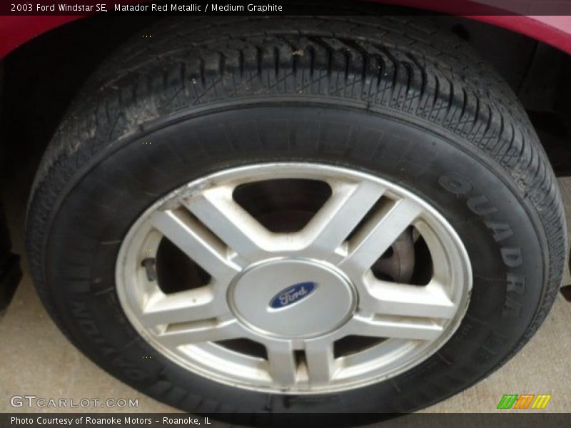 Matador Red Metallic / Medium Graphite 2003 Ford Windstar SE
