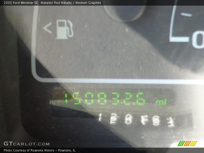 Matador Red Metallic / Medium Graphite 2003 Ford Windstar SE