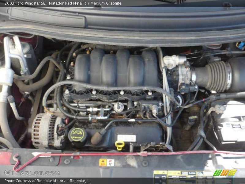 Matador Red Metallic / Medium Graphite 2003 Ford Windstar SE
