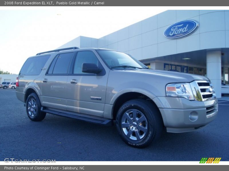 Pueblo Gold Metallic / Camel 2008 Ford Expedition EL XLT