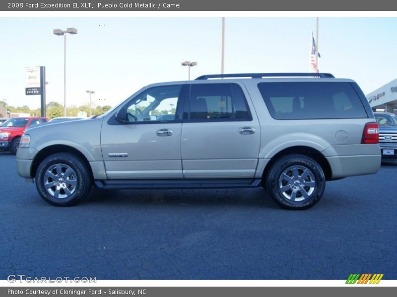 Pueblo Gold Metallic / Camel 2008 Ford Expedition EL XLT