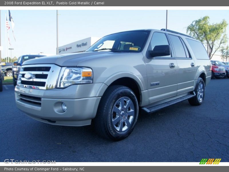 Pueblo Gold Metallic / Camel 2008 Ford Expedition EL XLT