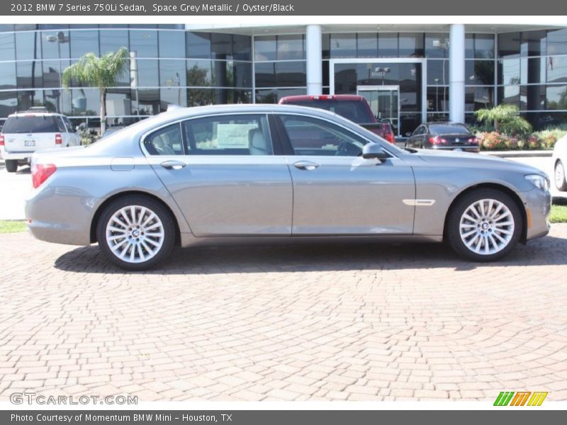 Space Grey Metallic / Oyster/Black 2012 BMW 7 Series 750Li Sedan