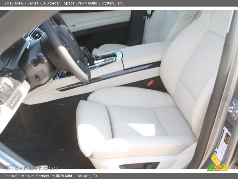 Space Grey Metallic / Oyster/Black 2012 BMW 7 Series 750Li Sedan