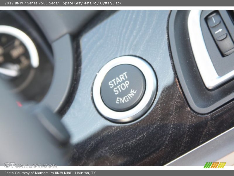 Space Grey Metallic / Oyster/Black 2012 BMW 7 Series 750Li Sedan