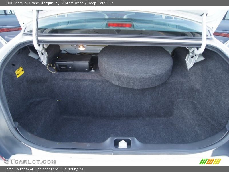 Vibrant White / Deep Slate Blue 2000 Mercury Grand Marquis LS