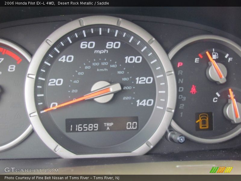 Desert Rock Metallic / Saddle 2006 Honda Pilot EX-L 4WD