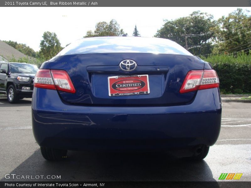 Blue Ribbon Metallic / Ash 2011 Toyota Camry LE
