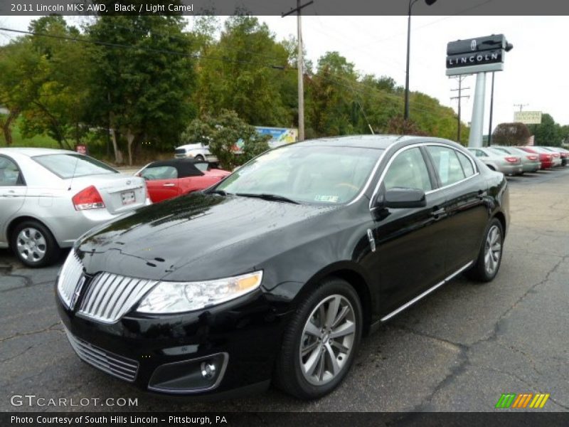 Black / Light Camel 2011 Lincoln MKS AWD