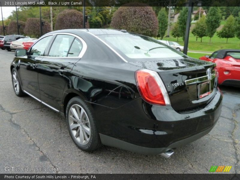 Black / Light Camel 2011 Lincoln MKS AWD
