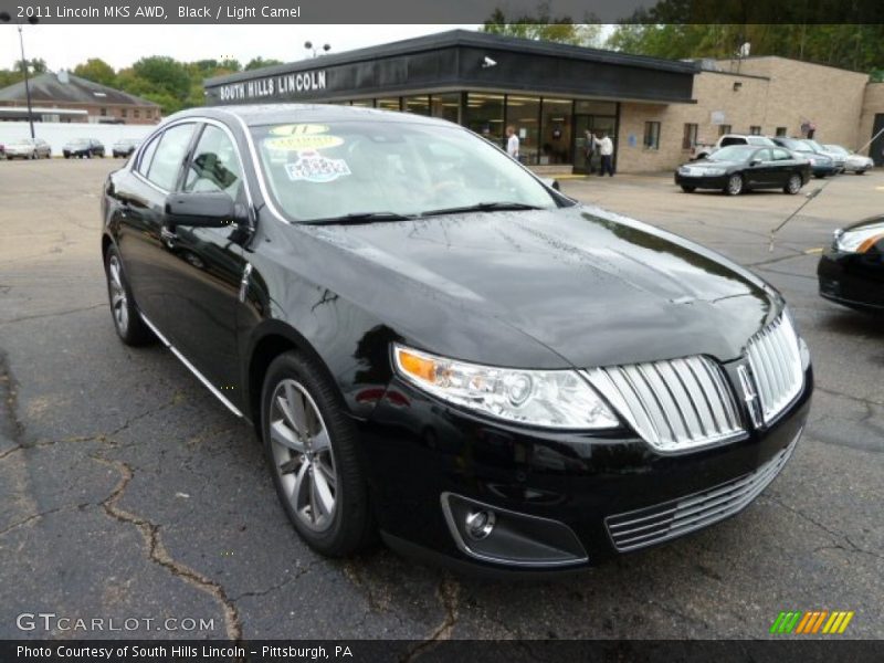 Black / Light Camel 2011 Lincoln MKS AWD