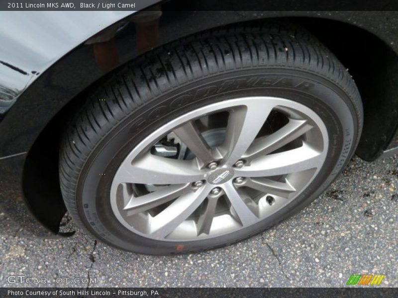Black / Light Camel 2011 Lincoln MKS AWD