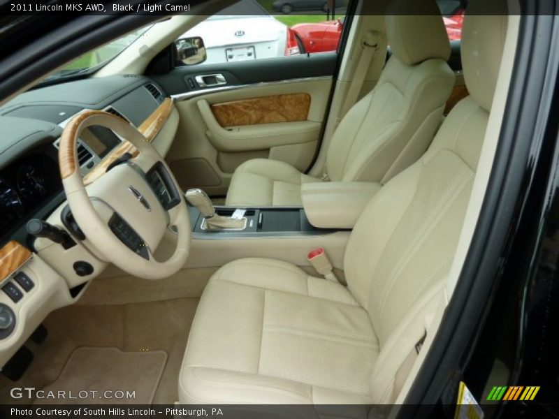 Black / Light Camel 2011 Lincoln MKS AWD