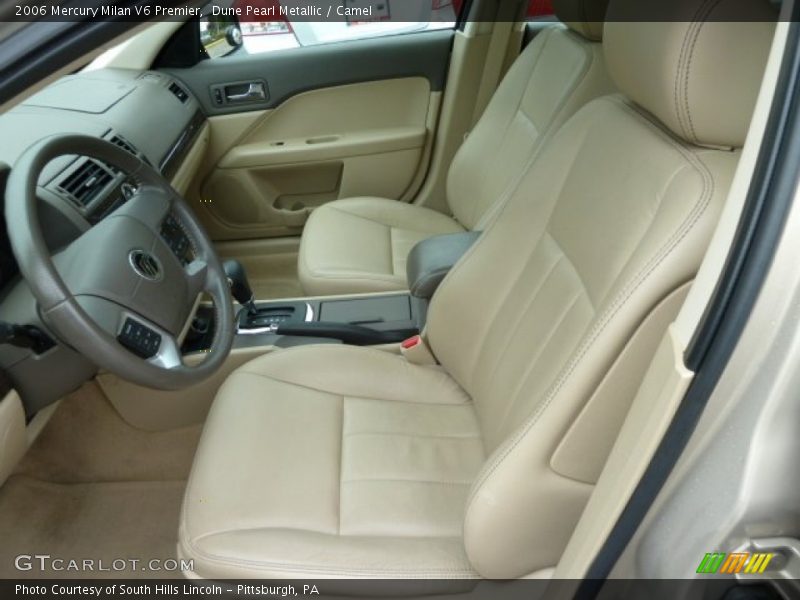 Dune Pearl Metallic / Camel 2006 Mercury Milan V6 Premier