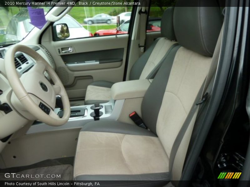  2010 Mariner I4 Premier 4WD Greystone/Stone Alcantara Interior