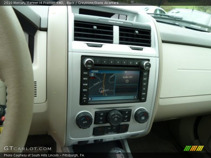 Navigation of 2010 Mariner I4 Premier 4WD