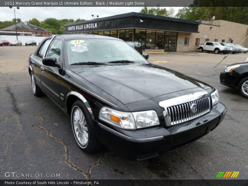 Black / Medium Light Stone 2011 Mercury Grand Marquis LS Ultimate Edition