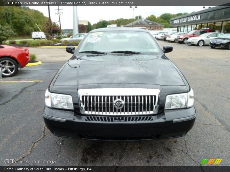 Black / Medium Light Stone 2011 Mercury Grand Marquis LS Ultimate Edition