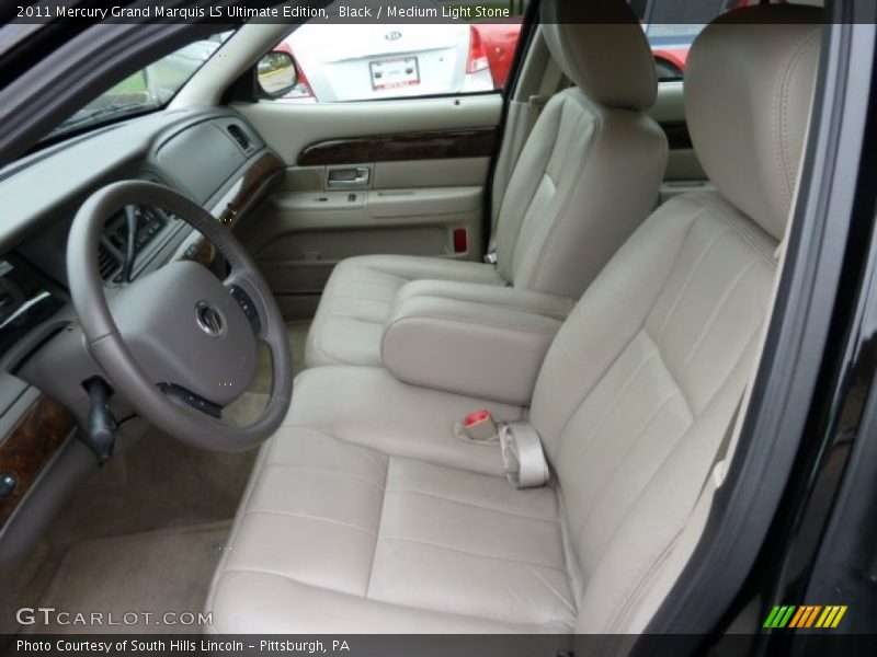 Black / Medium Light Stone 2011 Mercury Grand Marquis LS Ultimate Edition