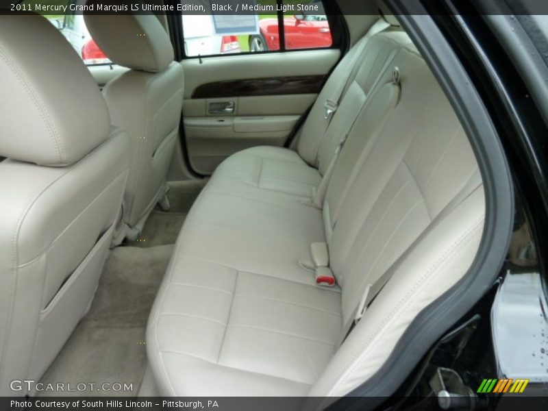 Black / Medium Light Stone 2011 Mercury Grand Marquis LS Ultimate Edition