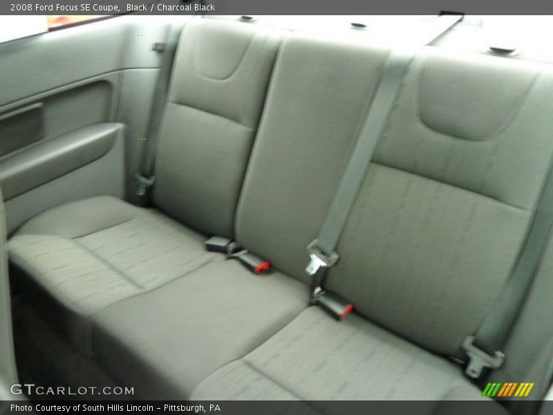 Black / Charcoal Black 2008 Ford Focus SE Coupe