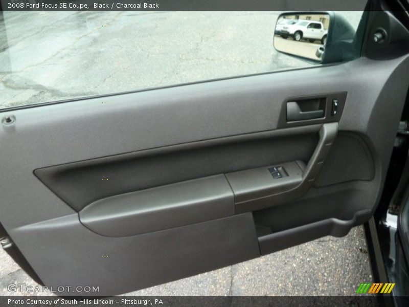 Black / Charcoal Black 2008 Ford Focus SE Coupe