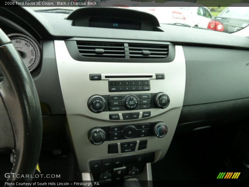 Black / Charcoal Black 2008 Ford Focus SE Coupe