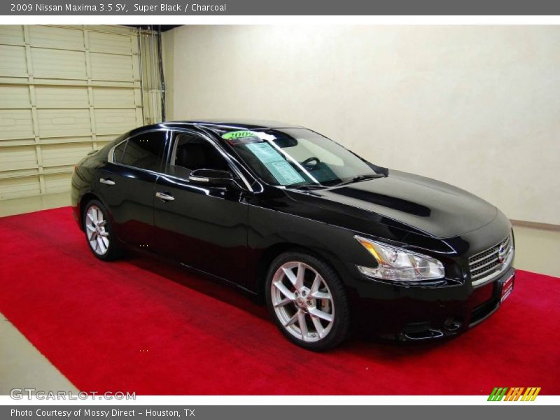 Super Black / Charcoal 2009 Nissan Maxima 3.5 SV