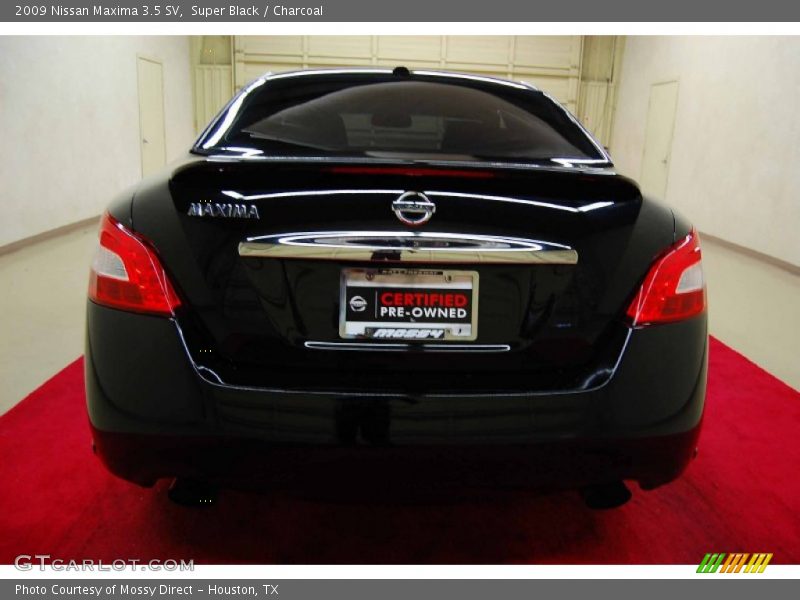 Super Black / Charcoal 2009 Nissan Maxima 3.5 SV