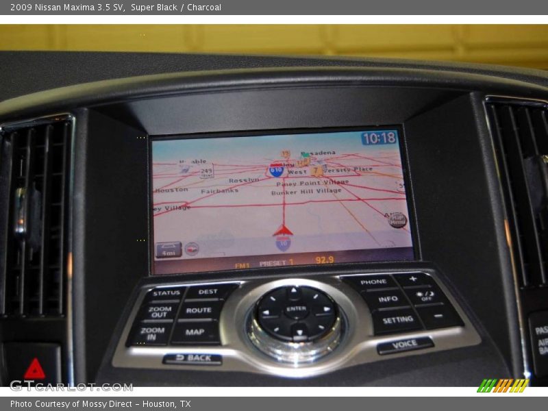 Super Black / Charcoal 2009 Nissan Maxima 3.5 SV