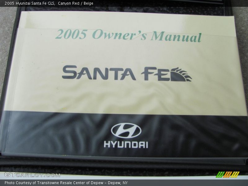 Canyon Red / Beige 2005 Hyundai Santa Fe GLS