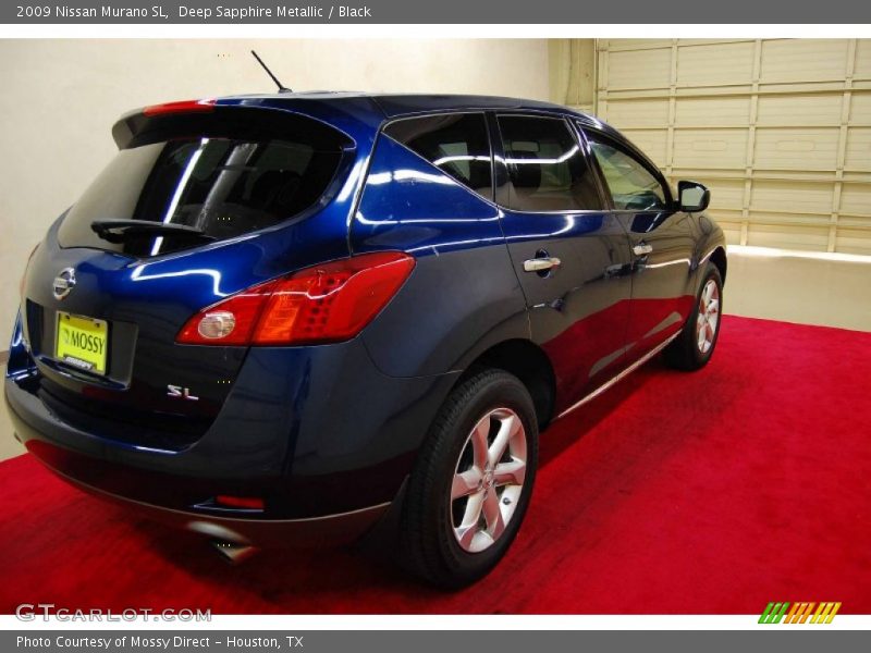 Deep Sapphire Metallic / Black 2009 Nissan Murano SL
