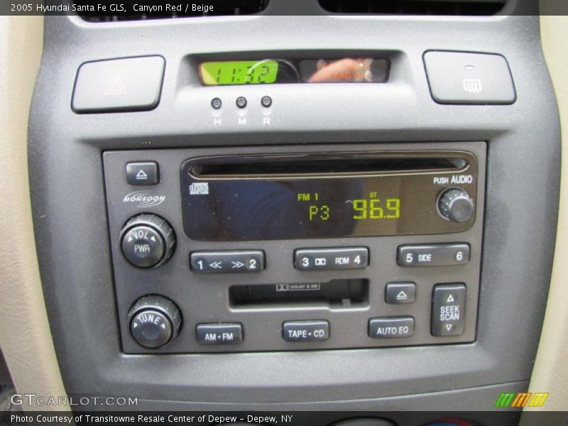 Canyon Red / Beige 2005 Hyundai Santa Fe GLS