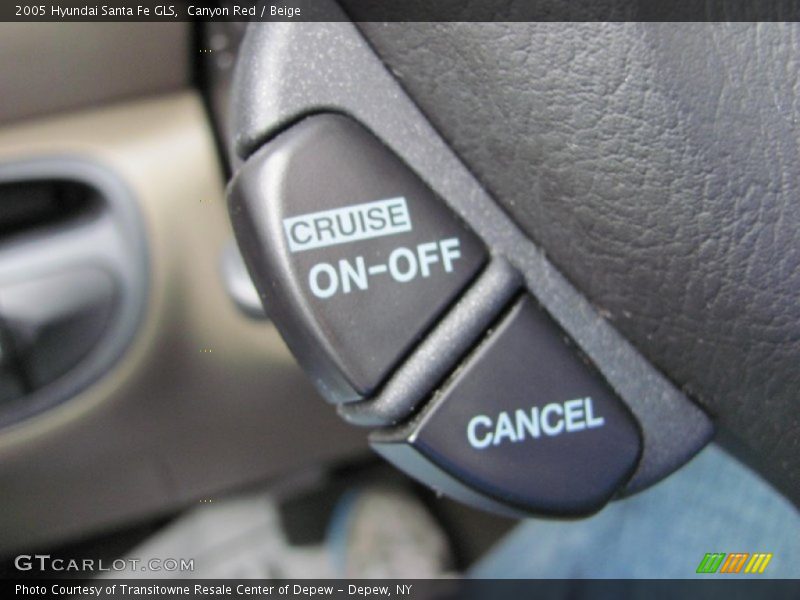 Canyon Red / Beige 2005 Hyundai Santa Fe GLS