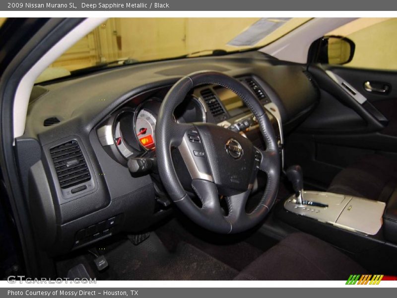 Deep Sapphire Metallic / Black 2009 Nissan Murano SL