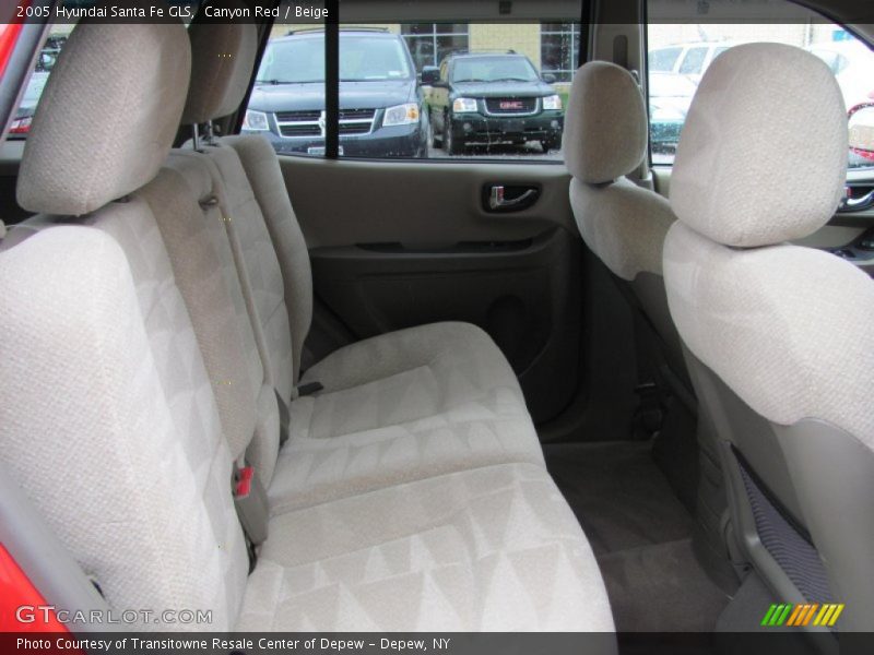 Canyon Red / Beige 2005 Hyundai Santa Fe GLS