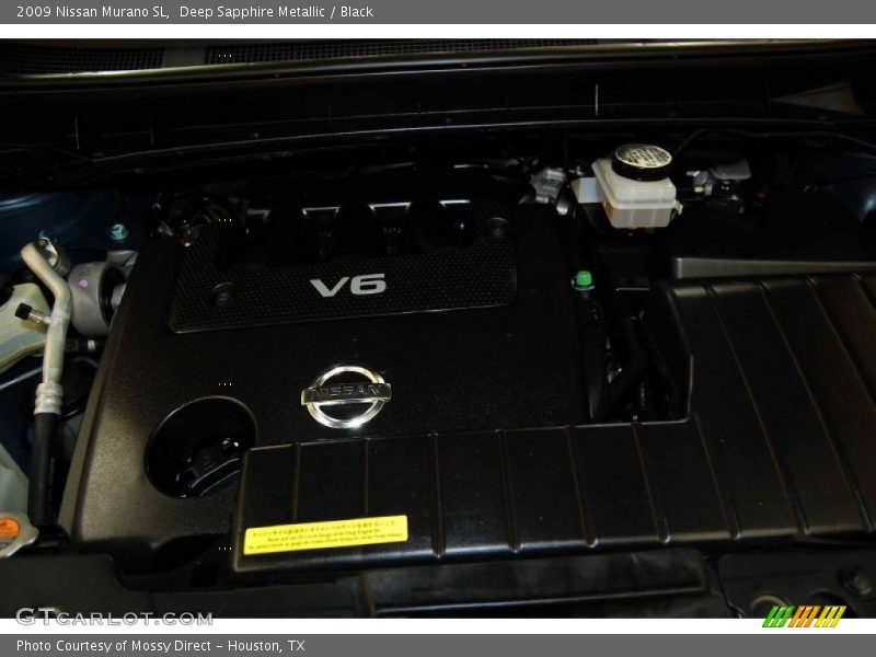Deep Sapphire Metallic / Black 2009 Nissan Murano SL