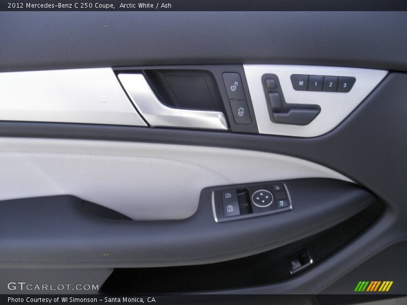 Arctic White / Ash 2012 Mercedes-Benz C 250 Coupe
