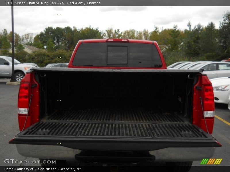 Red Alert / Charcoal 2010 Nissan Titan SE King Cab 4x4