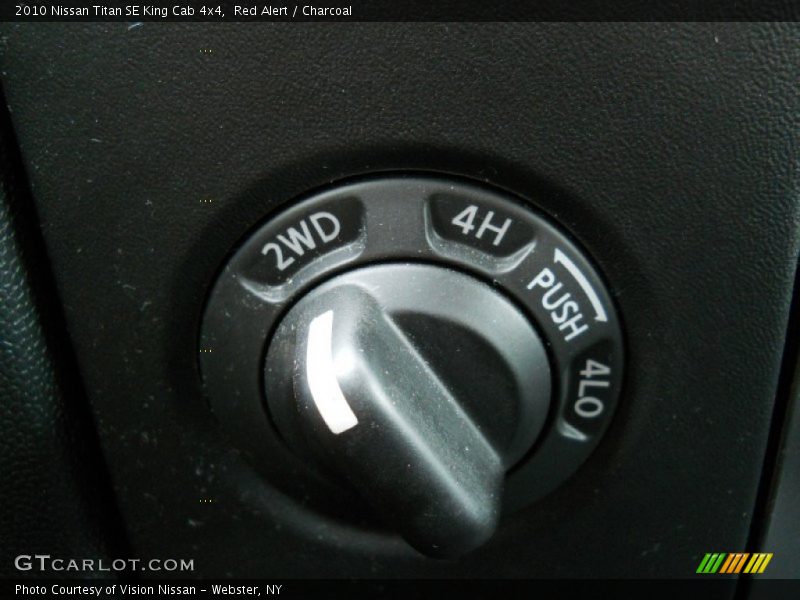 Red Alert / Charcoal 2010 Nissan Titan SE King Cab 4x4