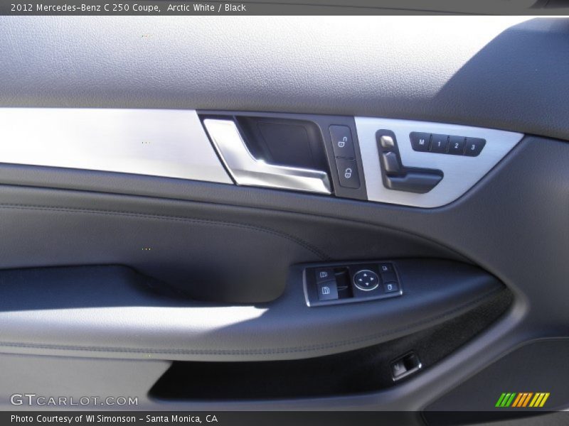 Arctic White / Black 2012 Mercedes-Benz C 250 Coupe