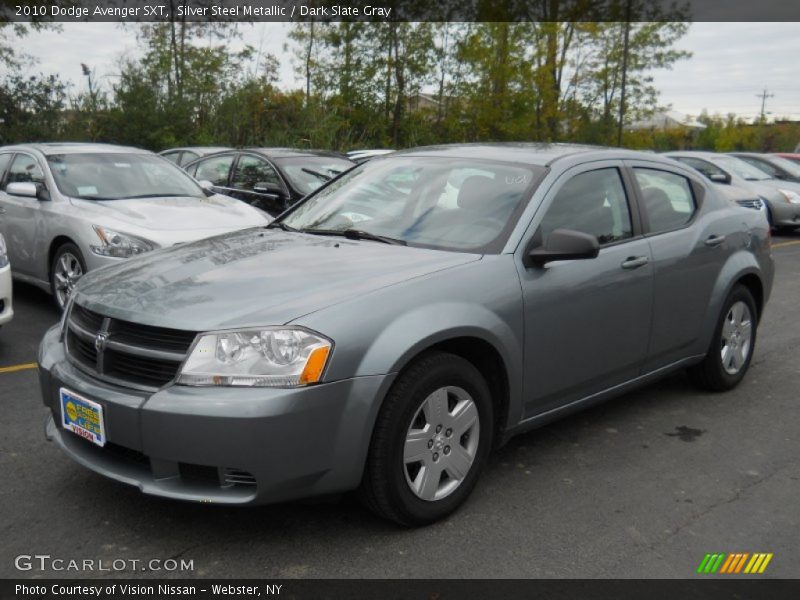 Silver Steel Metallic / Dark Slate Gray 2010 Dodge Avenger SXT