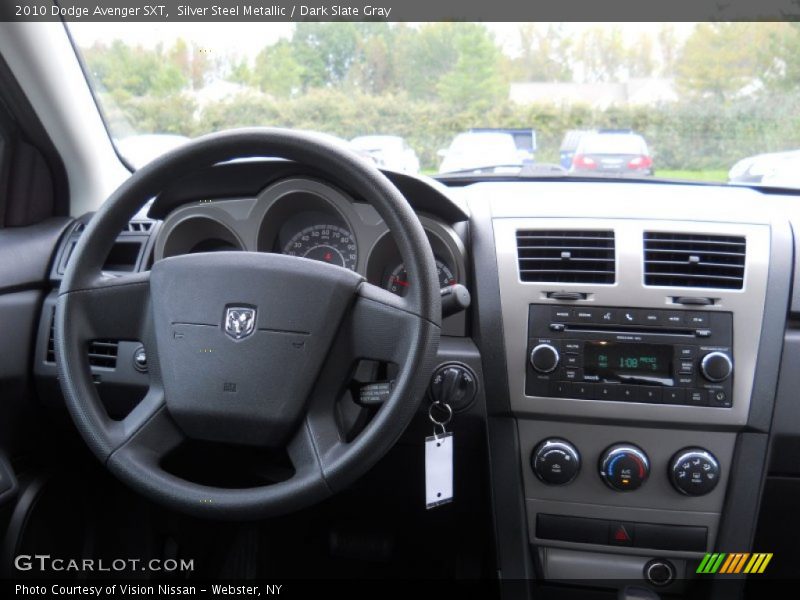 Silver Steel Metallic / Dark Slate Gray 2010 Dodge Avenger SXT