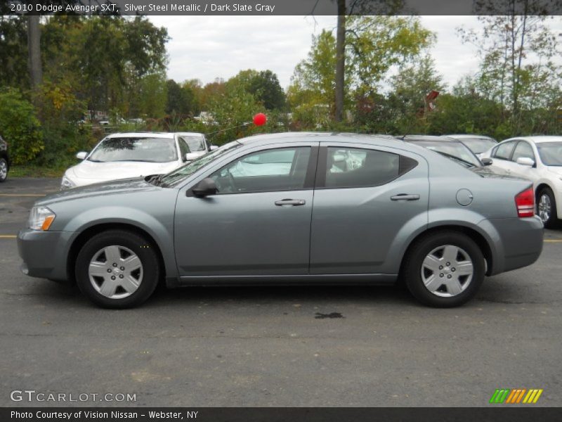 Silver Steel Metallic / Dark Slate Gray 2010 Dodge Avenger SXT