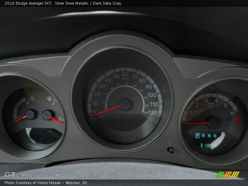 Silver Steel Metallic / Dark Slate Gray 2010 Dodge Avenger SXT