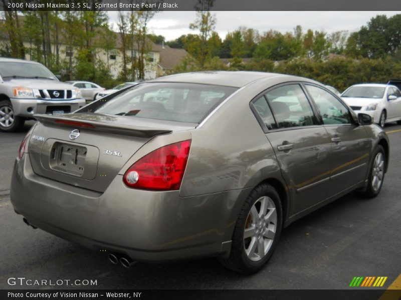 Spirited Bronze Pearl / Black 2006 Nissan Maxima 3.5 SL