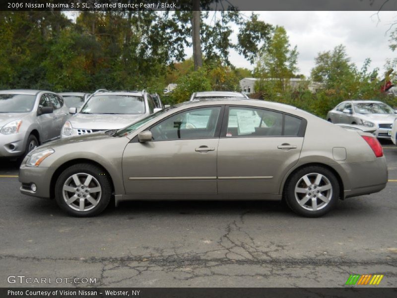 Spirited Bronze Pearl / Black 2006 Nissan Maxima 3.5 SL