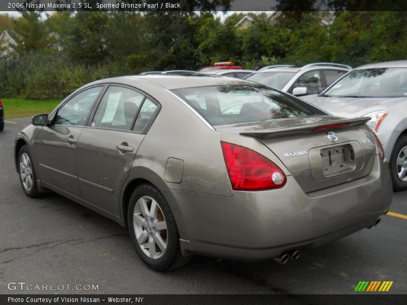 Spirited Bronze Pearl / Black 2006 Nissan Maxima 3.5 SL